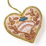 Floral Heart With Bluebird