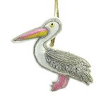 Pelican Beaded Ornament