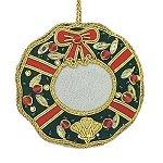 Wreath Red Green and Gold