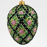 Faberge Inspired  Rose Trellis Egg