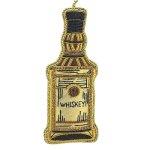 Whiskey Bottle with Crystals Decoration